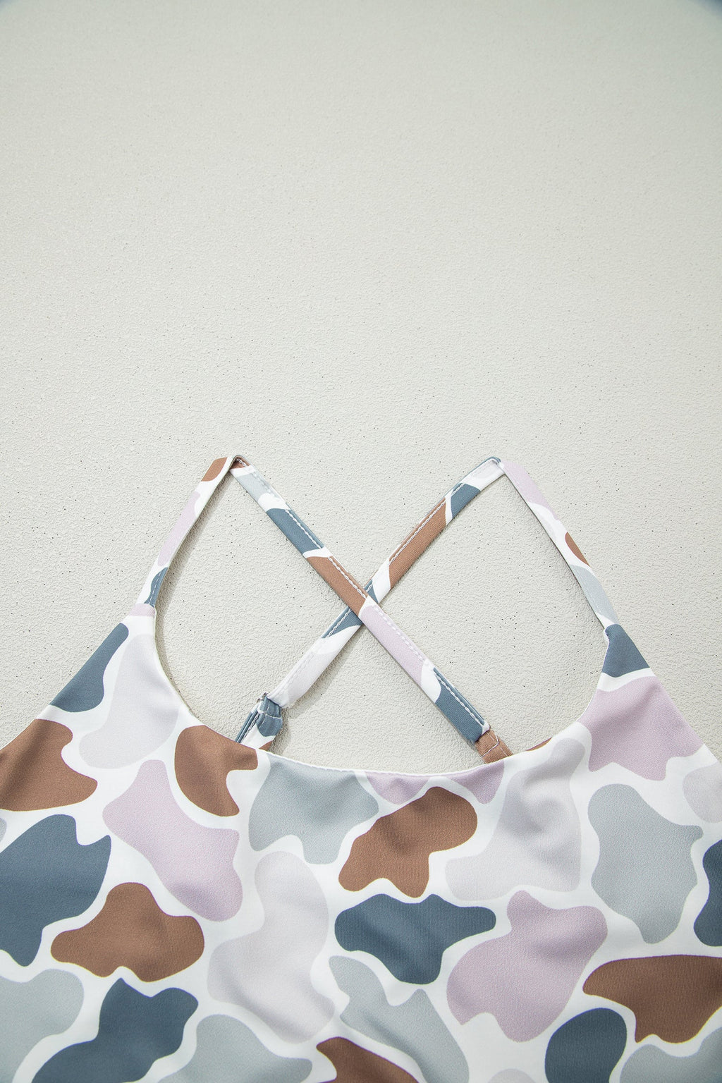 Camo Cropped Tank & Shorts Athleisure Set
